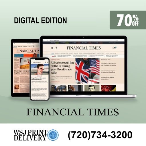 FT Digital Subscription for 2 Years at 70% Discount