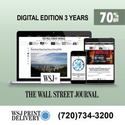 WSJ Digital Bundle Subscription for 3 Years at 70% Discount