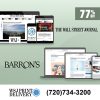 Wall St Jnl and Barron's Newspaper Subscription 5-Year