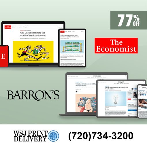 Barron's News and The Economist Subscription 3-Year at 77% Off