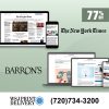 Barron's and The NY Times Digital Subscription at 77% Off