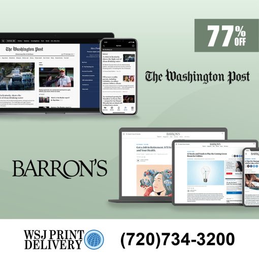 Barron's News and Washington Post Subscription for $129